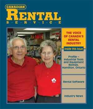 Recent appearance in the Canadian Rental Service magazine