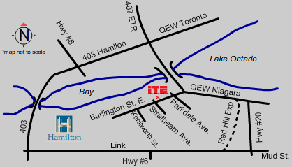 Map to ITE Rentals